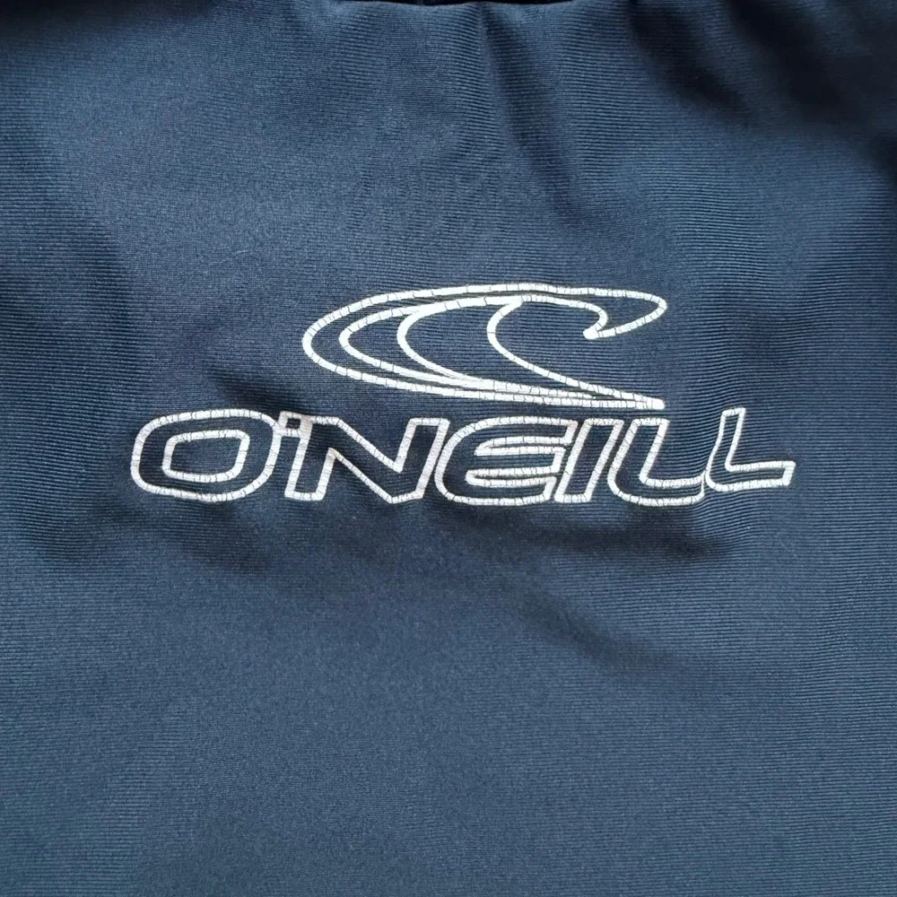 O'Neill Rash Guard Mens 2XL Black Basic Skins Slim Fit Long Sleeve UPF 50+ Surf